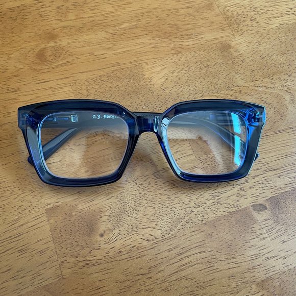 A.J. Morgan Accessories - Blue A.J. Morgan +1.00 square reading glasses
